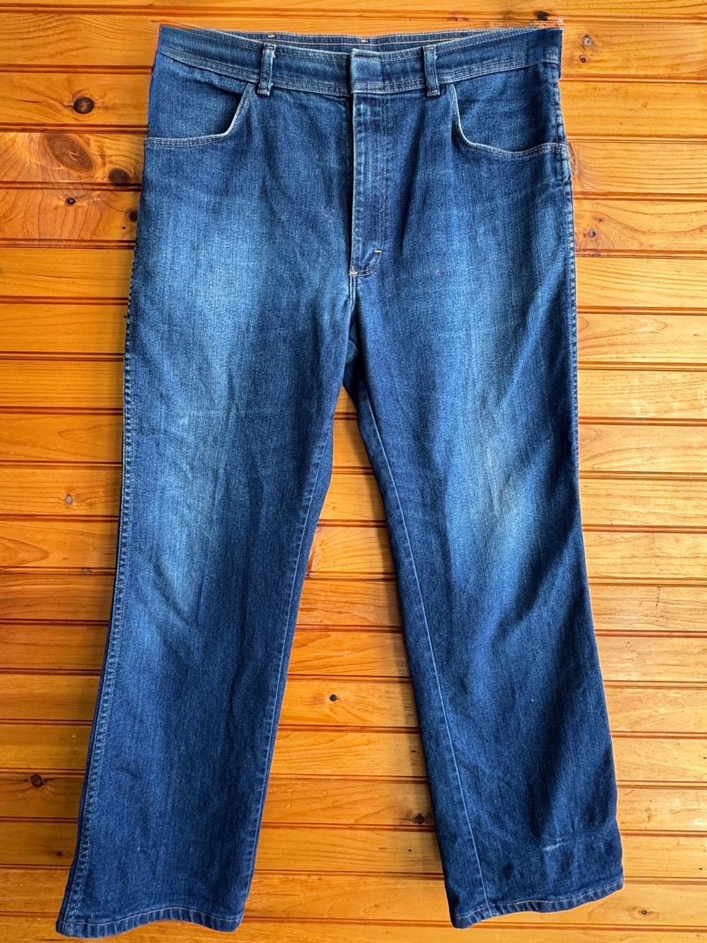 Vintage Comfort Action Sports Bootcut Jeans 36x30 Talon Zip Western Mexico